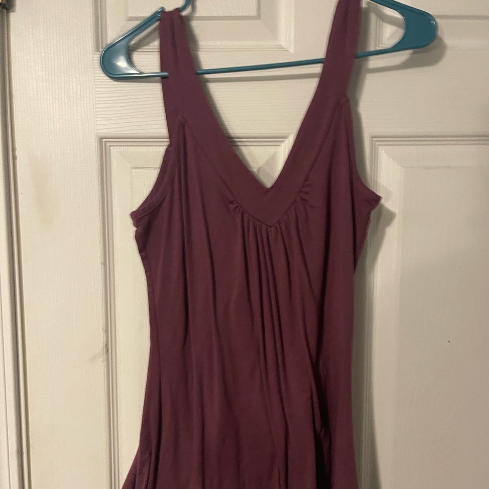 V1 Couture Purple V Neck Tank/Blouse